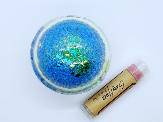 Bath Bomb & Lip Balm